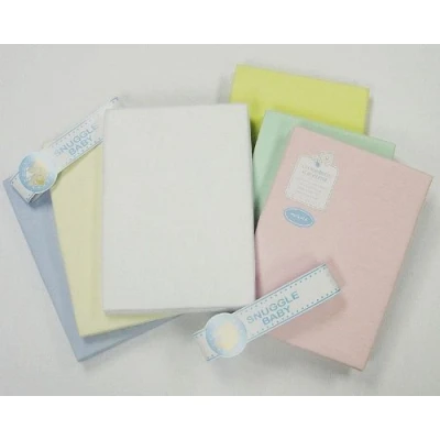 Image of Cot Sheets Flannelette 1 Pair Colour (Pink)