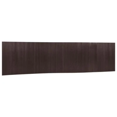 Image of vidaXL Dark Brown Bamboo Room Divider Screen 800x165 cm, Natural Indoor Privacy Panel, Water Resistant and Easy to Clean