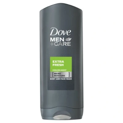 Image of DOVE Men + CARE Refreshing Extra Fresh With 24 Hour Nourishing Micromoisture Technology 3 In 1 Hair, Body And Face Wash For 250 Ml