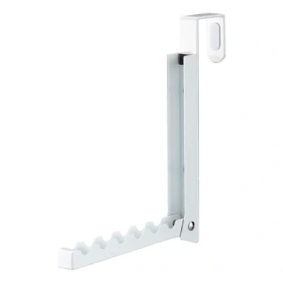 Image of YAMAZAKI &#039;SMART&#039; 7161 Collapsible Door Hook, White, For Doors Up To 3.6 cm Depth, Hanger