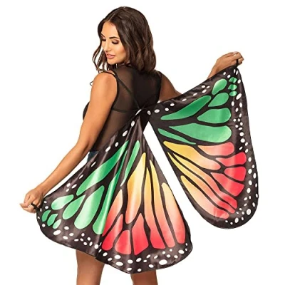 Image of Boland 52877 Butterfly Wings, Multicoloured, 130 x 83 cm