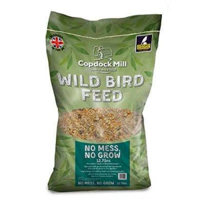 Image of Copdock Mill No Mess Bird Seed Mix for Wild Birds 12.5kg All Year Round Small Including Protein Rich Peanuts 100% Natural Nutritional Feed