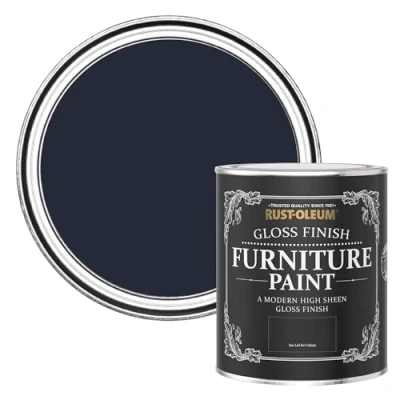 Image of Rust Oleum Blue Furniture Paint in Gloss Finish Odyssey 750ml