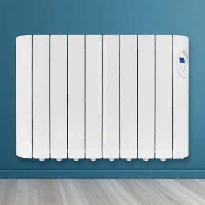 Image of Futura 1500W White Oil Filled Radiator Heaters for Home, 24/7 Day Timer Electric Heater Lot 20 &amp; Advanced Thermostat Control, Wall Mounted Low Energy with Child Lock