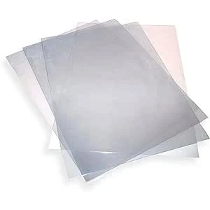 Image of 25 x A3 Acetate Sheets 240 Micron Plastic PVC Clear Heavy Duty Transparent Cover Sheeting for Protective Binding Covers Stencils Etching and Crafts