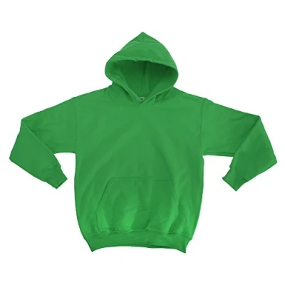 Image of Gildan Heavy Blend Childrens Unisex Hooded Sweatshirt Top / Hoodie (XL) (Irish Green)