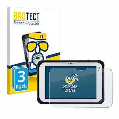 Image of brotect Anti Glare Glass Screen Protector Matte compatible with Panasonic Toughpad FZ M1/ B2 (3 Pack) Protection Film