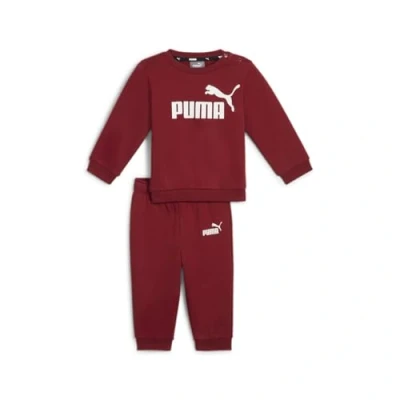 Image of Puma Minicats CREW Jogger Unisex SET Tracksuit for kids, Size: 2 4m, Intense red