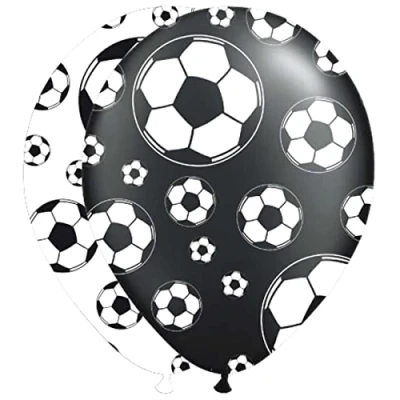 Image of Folat 26205 Football Balloons 8 pieces, Multi Colors