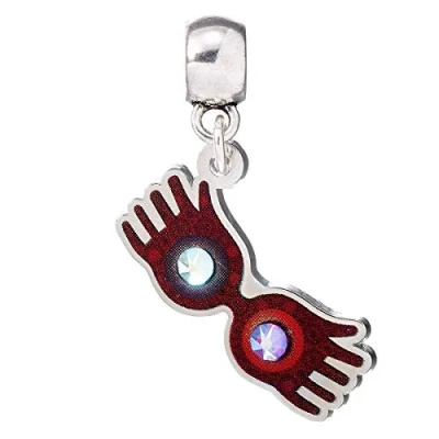 Image of Harry Potter Luna Lovegood Glasses Slider Charm by The Carat Shop