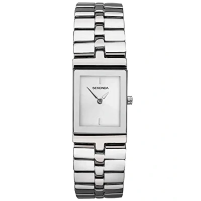 Image of Sekonda 40317 Women&#039;s Analogue Quartz Watch with Silver Case and Alloy Bracelet Dial Bracelet, Silver,