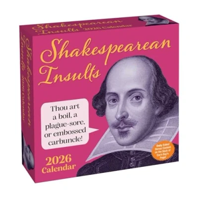 Image of Shakespearean Insults 2026 Day to Calendar