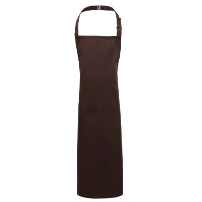 Image of Premier Childrens/Kids Bib Apron (Junior) (Brown)