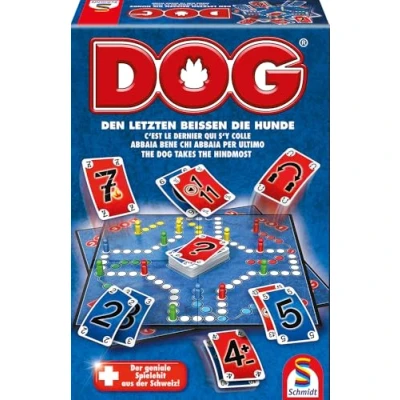 Image of Schmidt Spiele 49201 Dog, Den letzten beissen die Hunde Family Game for 2 to 6 Players
