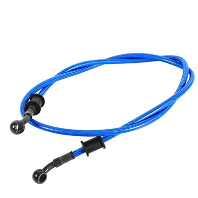 Image of Brake Oil Hose, 4 Colors 50cm 200cm Hose Motorcycle Line Motorbike Braided Clutch Hoses Pipe for Dirt Bike, Enduro, Motocross(600mm Blue)
