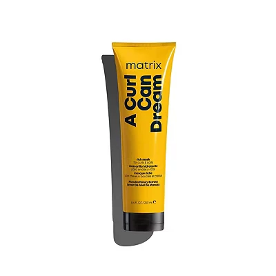 Image of Matrix A Curl Can Dream Mask, Intensely Hydrating, With Manuka Honey extract, Revives Curls, Adds Shine, Silicone Free, Suitable for All Types, 250 ml