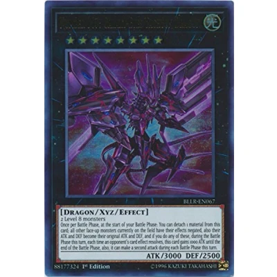 Image of Yu Gi Oh! Number 107: Galaxy Eyes Tachyon Dragon BLLR EN067 Ultra Rare 1st Edition Battles of Legend: Light&#039;s Revenge