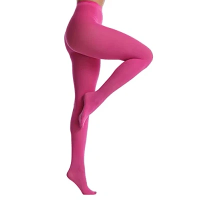 Image of EVERSWE Women&#039;s 80 Den Soft Opaque Tights, Tights (S M, Fuchsia)