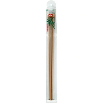 Image of Prym 33 cm 5.50 mm Single Pointed Knitting Pins Bamboo
