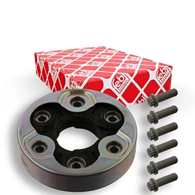Image of 1J0521127, 1J0521127A, 1J0521127AS1, 1J0521127S1 Drive Shaft Coupler FEBI BILSTEIN 40923 106mm Front with bolts/screws VOLKSWAGEN: GOLF 4, 6