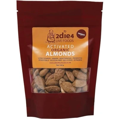 Image of 2Die4 Organic Activated Almonds, 100 g