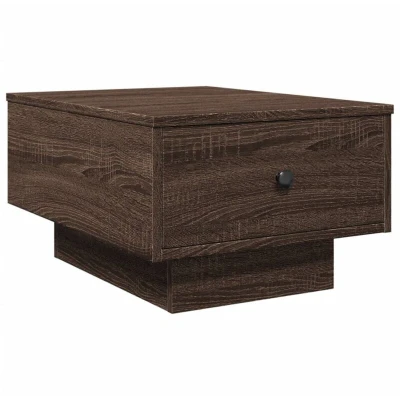 Image of vidaXL Coffee Table Brown oak 60x45x31 cm Engineered Wood