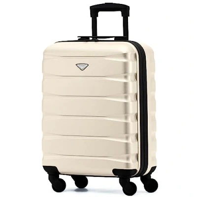 Image of Flight Knight Lightweight 4 Wheel ABS Hard Case Suitcases Cabin Carry On Hand Luggage Approved for Over 60 Airlines Including easyJet, Jet2 &amp; Maximum Size Ryanair (Priority) 55x40x20cm