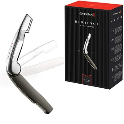 Image of Remington MPT1000 Heritage Detail Beard Trimmer and Comb, Silver