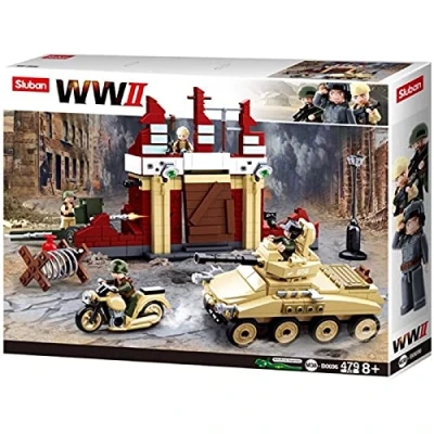 Image of Sluban M38 B0696 Stalingrad Construction Set, Multi Colour, Large