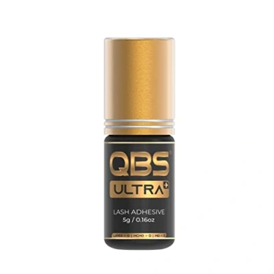 Image of QBS Eyelash Extension Glue Ultra Plus Strong Adhesive For Semi Permanent Extensions (Multibuy 3 Bottles of 3g)