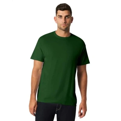 Image of Gildan Mens Ultra Cotton Short Sleeve T Shirt (L) (Forest Green)