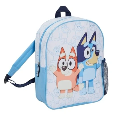 Image of Kids Bluey Backpack for Boys and Girls Bingo Nursery School Lunch Bag Puppy Dog