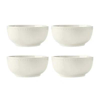 Image of Mikasa Cranborne 4pc Stoneware Cereal Bowl Set, 15cm, Gift Boxed