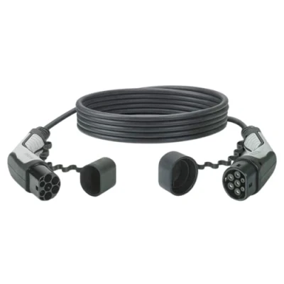 Image of PHOENIX CONTACT Charging Cable Electric Car Type 2 (Mode 3) EV 1372842 E and Hybrid to German Engineering Ergonomic Robust 3 Phase 22 kW Black