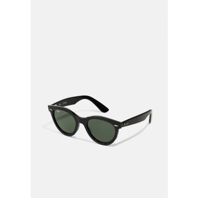 Image of Ray Ban Unisex RB2241 WAYFARER WAY 901/31 Sunglasses Acetate Black Green Round Normal