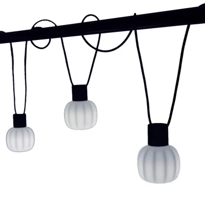 Image of Martinelli Luce Kiki outdoor string lights 5 bulb