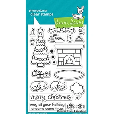 Image of Lawn Fawn Clear Stamps 4&#039;X6&#039; Christmas Dreams