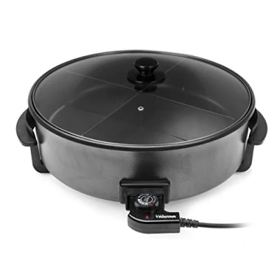 Image of Tristar Multifunctional pan 7.5 l, 40 cm diameter, adjustable thermostat, non stick coating, 1500 watts, PZ 9145 cable length 1 m