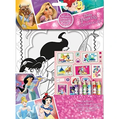 Image of Disney PSCST2 Princess Coloring Set, 1 Count (Pack of 1)