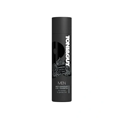 Image of Toni &amp; Guy Anti Dandruff with Mineral Extract 2 in 1 Shampoo for Dry and Itchy Scalp, 250ml