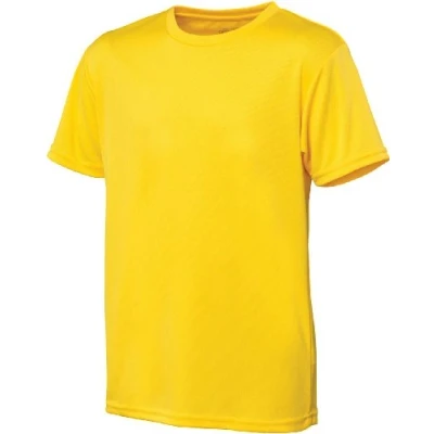 Image of AWD Just Cool Kids Breathable T Shirt Sun Yellow 7/8 Years