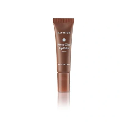 Image of Naturium Phyto Glow Lip Balm With Shea Butter &amp; Squalane, Sheer Tinted Colour 10 ml, Mocha