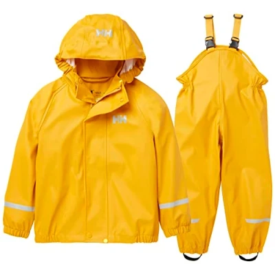 Image of Helly Hansen Kids Unisex Bergen 2.0 Rainset, 2, Essential Yellow