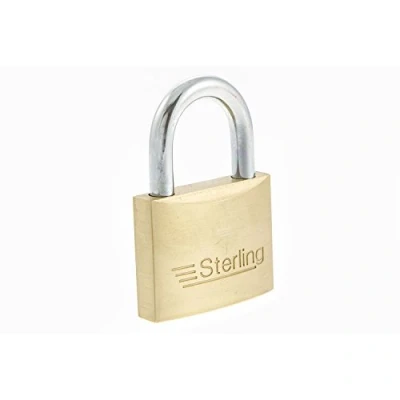 Image of Sterling BPL023 Standard Shackle Padlock, Brass,30mm