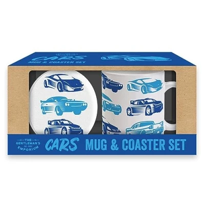 Image of Robert Frederick Gentleman’s Emporium Car Mug and Coaster Set Gift for Enthusiasts