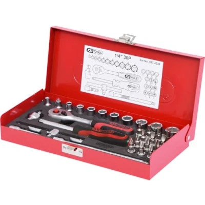 Image of KS Tools 917.4030 1/4&quot; Socket set, 30 pcs