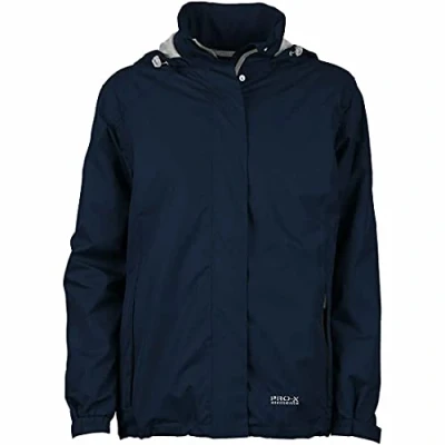 Image of PRO X elements Women&#039;s Jacket Carry I Rain with Taped Seams, Underarm Ventilation Including Pack Sack, Breathable, Waterproof and Windproof