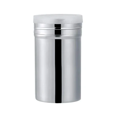 Image of Zerodis Stainless Steel Food Shaker, Storage Container with Mesh for Flour, Coffee, Chocolate Powder, Seasoning Jars Detachable Dust Proof Lid Baking, Cooking