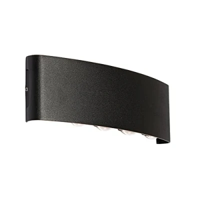 Image of Qazqa Outdoor Wall Lamp I Light Black incl. LED 10 IP54 Silly Garden Modern Aluminium Suitable for