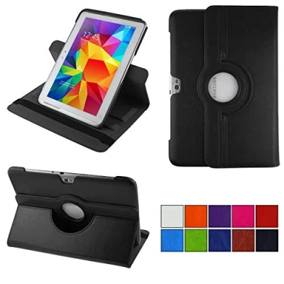Image of COOVY® 2.0 Case for Samsung Galaxy Note 10.1 GT N8000 N8010 N8020 360 Rotation Smart Cover Stand Black
